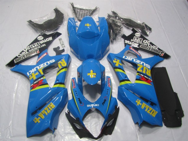 Blu Rizla Carene Moto Suzuki GSXR 1000 K7 07-08 Blu Rizla Carene Moto Suzuki GSXR 1000 K7 07-08
