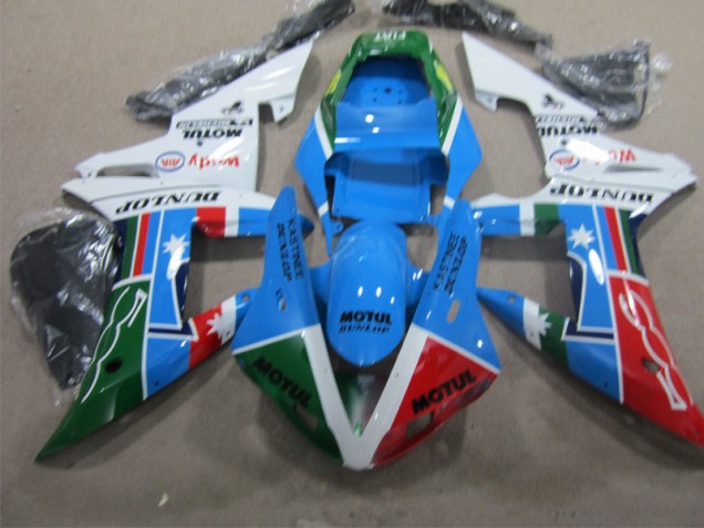 Blu Rosso Verde Motul Carena Moto Honda CBR 1000 RR 04-05 Blu Rosso Verde Motul Carena Moto Honda CBR 1000 RR 04-05