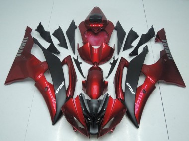 Caramella Rosso & Nero Carene Moto Yamaha R6 08-16