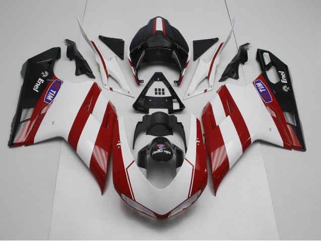 Generali con No Logo Carene Moto Ducati 848 1098 1198 07-14 Generali con No Logo Carene Moto Ducati 848 1098 1198 07-14
