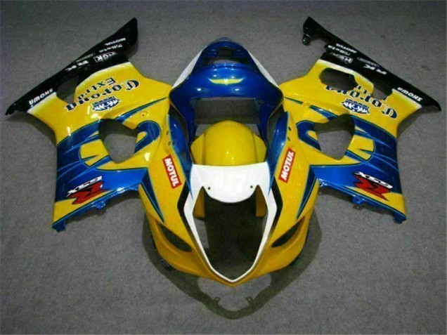 Giallo Blu Carene Moto Suzuki GSXR 1000 K3 03-04 Giallo Blu Carene Moto Suzuki GSXR 1000 K3 03-04