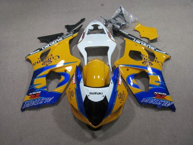 Giallo Blu Corona Extra Carene Moto Suzuki GSXR 1000 K3 03-04