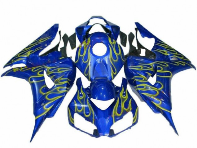 Giallo Fiamma Blu Carene Moto Honda CBR 1000 RR 06-07 Giallo Fiamma Blu Carene Moto Honda CBR 1000 RR 06-07