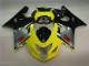 Giallo Nero ABS Moto Plastica & Moto Carena Suzuki GSXR 600 / 750 K4 04-05 Giallo Nero ABS Moto Plastica & Moto Carena Suzuki GSXR 600 / 750 K4 04-05