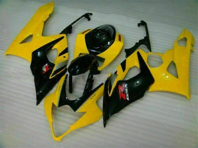 Giallo Nero Kit Carene Moto Completa Suzuki GSXR 1000 K5 05-06