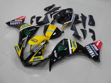 Giallo Nero Monster Kits Carene Moto Yamaha R1 09-11