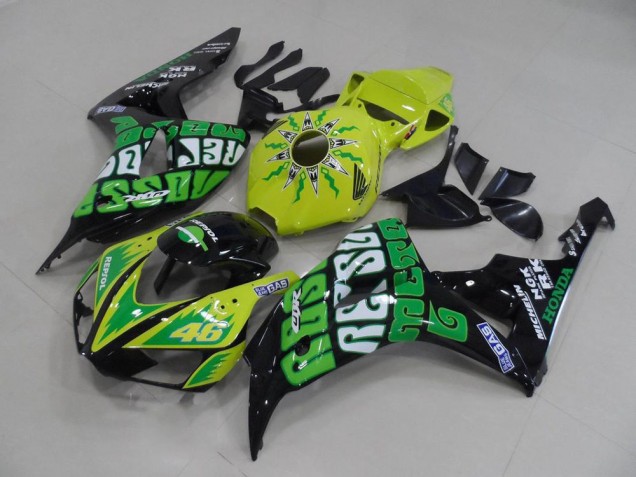 Giallo Verde Rossi Carene Moto Honda CBR 1000 RR 06-07 Giallo Verde Rossi Carene Moto Honda CBR 1000 RR 06-07