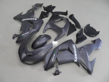 Grigio con Bianco Decalcomanie Carene Moto Kawasaki ZX10R 06-07