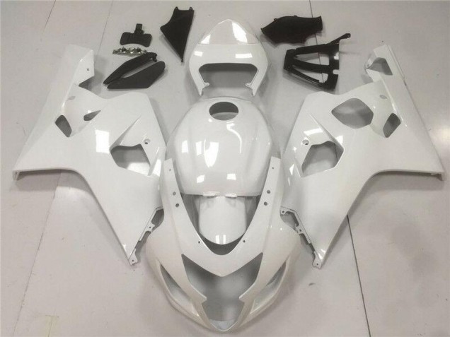 Lucido Bianco Carene Moto Suzuki GSXR 600 / 750 K4 04-05 Lucido Bianco Carene Moto Suzuki GSXR 600 / 750 K4 04-05
