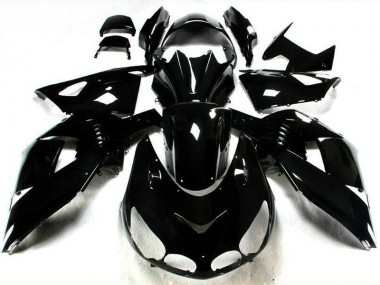 Lucido Nero Carene Moto Kawasaki ZX14R ZZR 1400 06-11