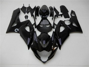 Lucido Nero Kit Carenatura Moto Completa Suzuki GSXR 1000 K5 05-06
