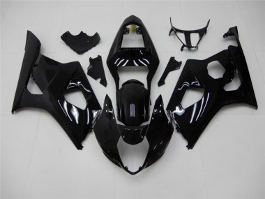 Lucido Nero Kit Carenatura Moto Iniezione Suzuki GSXR 1000 K3 03-04