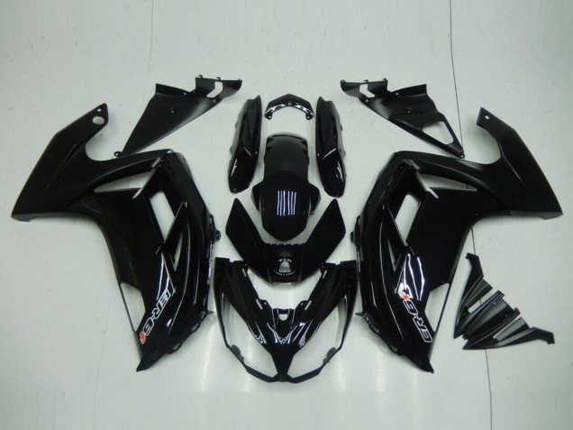 Lucido Nero Kit Completo Carenatura Moto ABS Kawasaki EX650 12-16 Lucido Nero Kit Completo Carenatura Moto ABS Kawasaki EX650 12-16