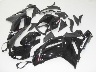 Lucido Nero Kits Carenatura Moto Completa Kawasaki ZX6R 07-08