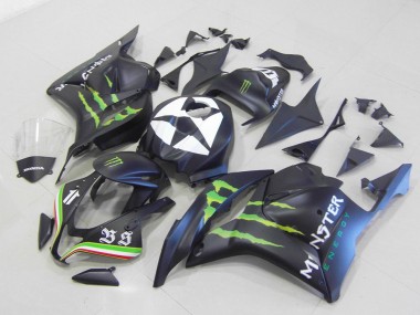 Monster Nero Opaco Carene Moto Honda CBR 600 RR 09-12