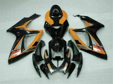 Nero Arancia Carena Moto Suzuki GSXR 600 / 750 K6 06-07