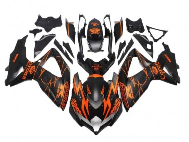 Nero Arancia Carene Moto Suzuki GSXR 600 / 750 K8 08-10