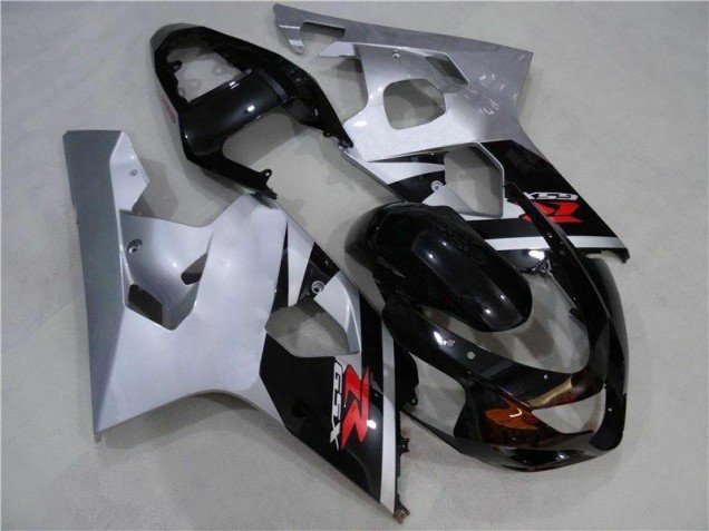Nero Argento Carene Moto Suzuki GSXR 600 / 750 K4 04-05
