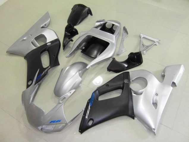 Nero Argento Kits Carenatura Moto Iniezione Yamaha R6 98-02 Nero Argento Kits Carenatura Moto Iniezione Yamaha R6 98-02