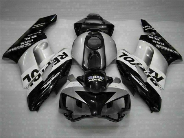 Nero Argento Repsol ABS Moto Plastica & Carene Honda CBR 1000 RR 04-05 Nero Argento Repsol ABS Moto Plastica & Carene Honda CBR 1000 RR 04-05