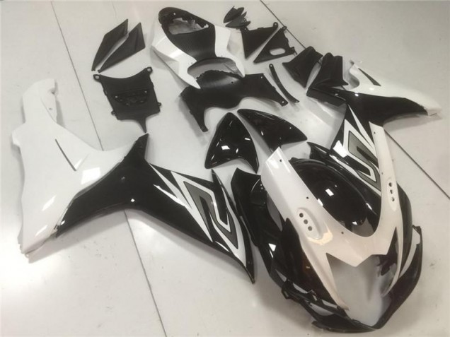 Nero Bianco ABS Moto Plastica & Carena Suzuki GSXR 600 / 750 K11 11-24 Nero Bianco ABS Moto Plastica & Carena Suzuki GSXR 600 / 750 K11 11-24
