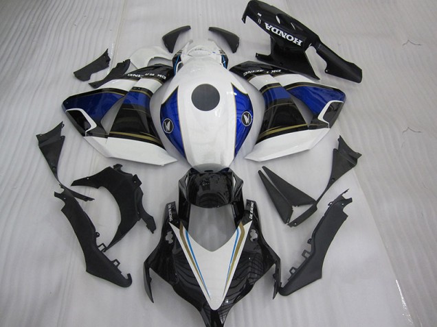 Nero Bianco Blu Carene Moto Honda CBR 1000 RR 04-05 Nero Bianco Blu Carene Moto Honda CBR 1000 RR 04-05