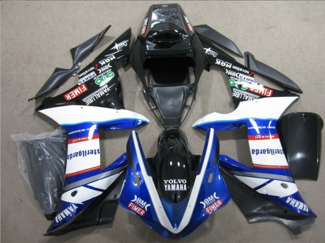 Nero Bianco Blu Sterilgarda Volvo Carene Moto Honda CBR 1000 RR 04-05 Nero Bianco Blu Sterilgarda Volvo Carene Moto Honda CBR 1000 RR 04-05