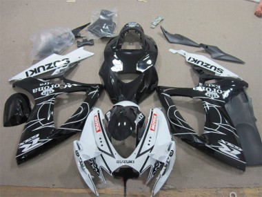 Nero Bianco Corona Extra Motul Carene Moto Suzuki GSXR 600 K6 06-07