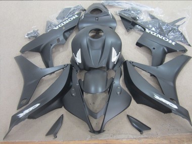 Nero Bianco Decal Carene Moto Honda CBR 600 RR 07-08