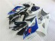 Nero Blu Bianco Carene Moto Suzuki GSXR 1000 K5 05-06 Nero Blu Bianco Carene Moto Suzuki GSXR 1000 K5 05-06