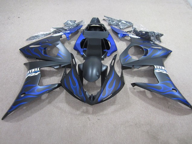 Nero Blu Fiamma Kit Carenatura Moto Completa Yamaha R6 03-05 Nero Blu Fiamma Kit Carenatura Moto Completa Yamaha R6 03-05