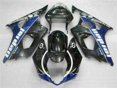 Nero Blu Kits Carene Moto & Plastica Moto Suzuki GSXR 1000 K3 03-04