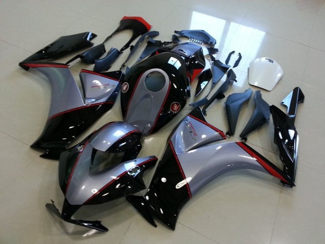 Nero Grigio Carene Moto Honda CBR 1000 RR 12-16 Nero Grigio Carene Moto Honda CBR 1000 RR 12-16