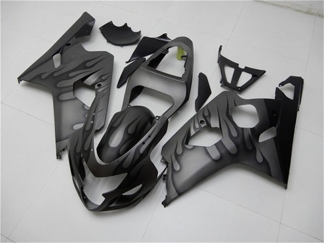 Nero Grigio Carene Moto Suzuki GSXR 600 / 750 K4 04-05 Nero Grigio Carene Moto Suzuki GSXR 600 / 750 K4 04-05