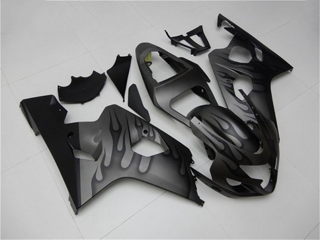 Nero Grigio Carene Moto Suzuki GSXR 600 / 750 K4 04-05 Nero Grigio Carene Moto Suzuki GSXR 600 / 750 K4 04-05