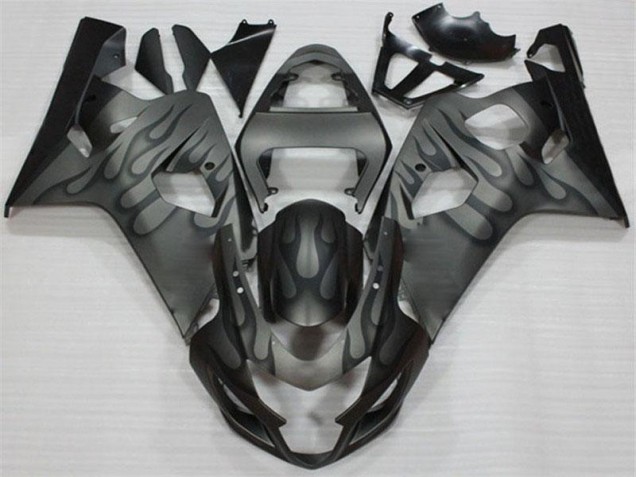 Nero Grigio Carene Moto Suzuki GSXR 600 / 750 K4 04-05 Nero Grigio Carene Moto Suzuki GSXR 600 / 750 K4 04-05