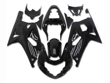 Nero Kit Carene Moto Suzuki GSXR 600 / 750 K1 K2 K3 01-03
