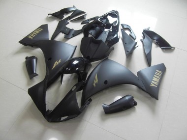 Nero Opaco Oro Adesivo Carene Moto Yamaha R1 09-11