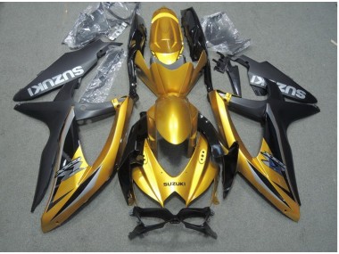 Nero Oro Carene Moto Suzuki GSXR 600 K8 08-10