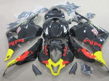 Nero Red Bull ABS Moto Plastica & Carene Honda CBR 600 RR 09-12