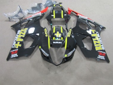 Nero Rizla Carene Moto Suzuki GSXR 1000 K3 03-04
