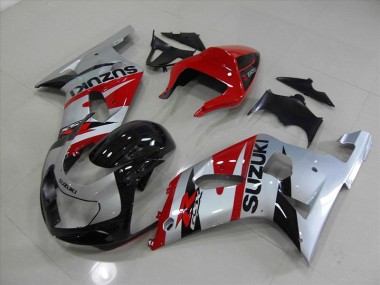 Nero Rosso ABS Kits Carena Moto Suzuki GSXR 750 K1 K2 K3 01-03
