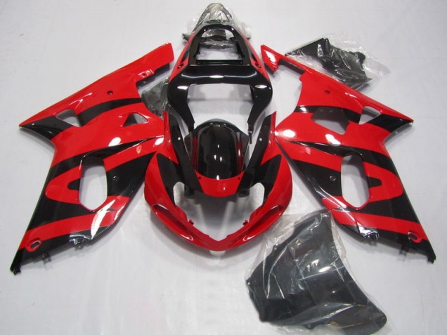 Nero Rosso ABS Kits Carene Moto Suzuki GSXR 750 K1 K2 K3 01-03 Nero Rosso ABS Kits Carene Moto Suzuki GSXR 750 K1 K2 K3 01-03