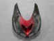 Nero Rosso ABS Moto Plastica & Moto Carena Kawasaki ZX14R ZZR 1400 06-11 Nero Rosso ABS Moto Plastica & Moto Carena Kawasaki ZX14R ZZR 1400 06-11