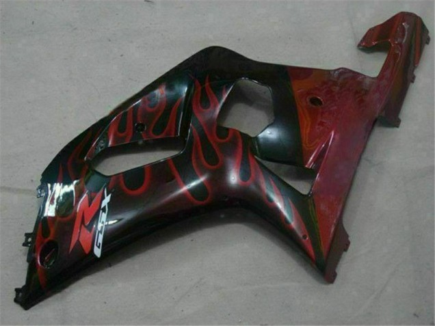 Nero Rosso Carene Moto Suzuki GSXR 600 / 750 K1 K2 K3 01-03 Nero Rosso Carene Moto Suzuki GSXR 600 / 750 K1 K2 K3 01-03