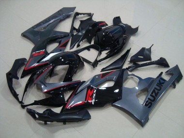 Nero Rosso Decalcomanie Carene Moto Suzuki GSXR 1000 K5 05-06