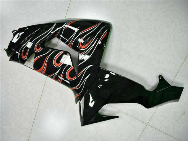 Nero Rosso Fiamma Kits Carenatura Moto Completa Kawasaki ZX10R 06-07 Nero Rosso Fiamma Kits Carenatura Moto Completa Kawasaki ZX10R 06-07