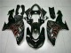 Nero Rosso Fiamma Kits Carenatura Moto Completa Kawasaki ZX10R 06-07 Nero Rosso Fiamma Kits Carenatura Moto Completa Kawasaki ZX10R 06-07