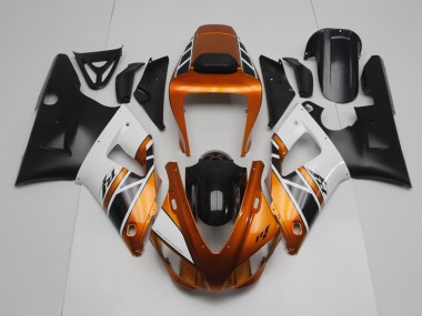 Oro Bianco Nero Carene Moto Yamaha R1 98-99