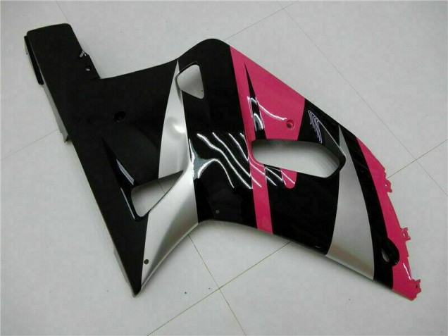 Rosa Nero Carene Moto Suzuki GSXR 600 / 750 K1 K2 K3 01-03 Rosa Nero Carene Moto Suzuki GSXR 600 / 750 K1 K2 K3 01-03